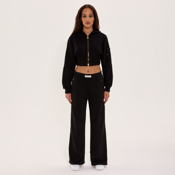 Black Hoodie Set